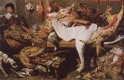 Frans Snyders A Game Stall Sweden oil painting reproduction